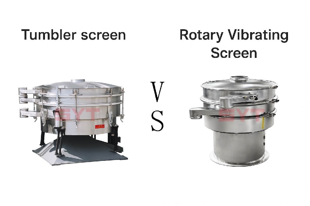 Difference Between Tumbler Screen and Rotary Vibrating Screen