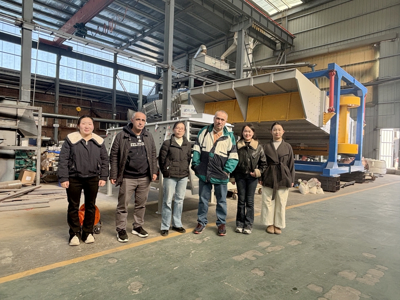 Georgian Client Inspect Rotary Vibrating Screen for Corn Husk Screening