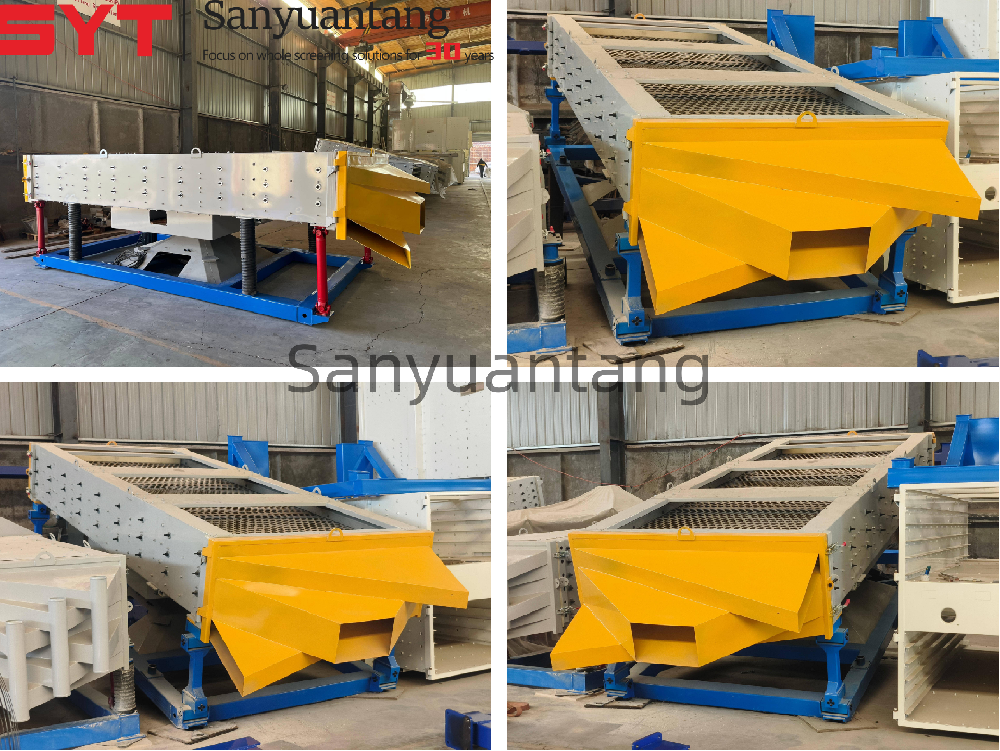 Fully Balanced Square Swing Screen for Wood Material Screening Site