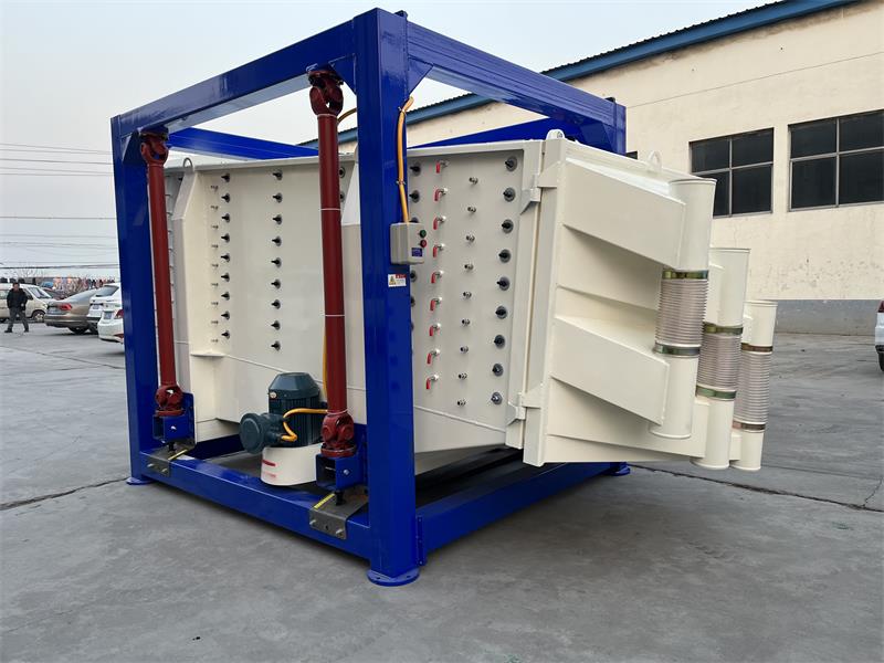 Calcite Glass Sand Screening Case Study|1536 Rectangular Gyratory Screen (3+3 Configuration)