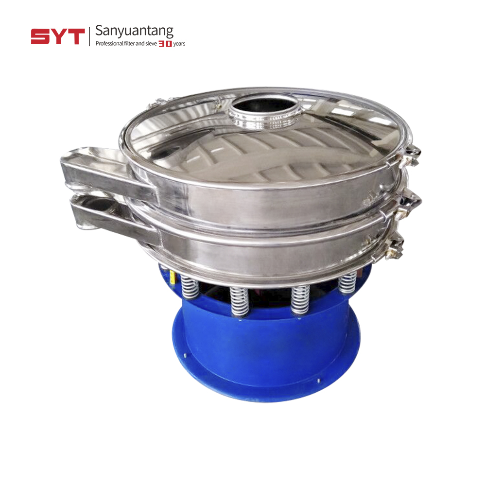 Dust Free Stainless Steel Vibrating Screen For Food-Grade Strawberry Juice Filtering